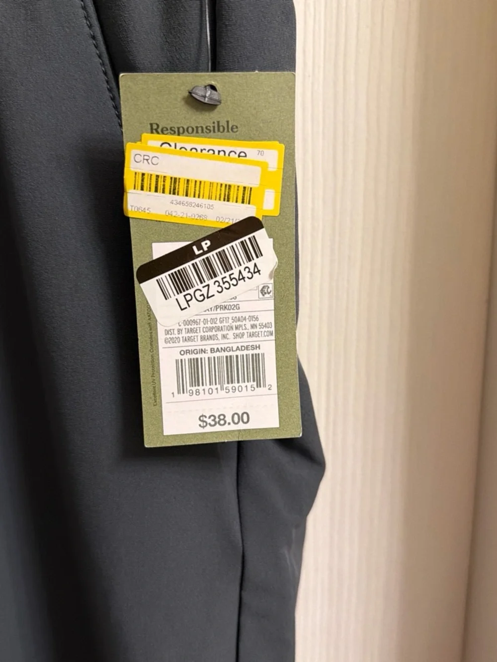 Goodfellow & Co Men's Stretch Chinos - Charcoal Gray - Picture 3 of 7